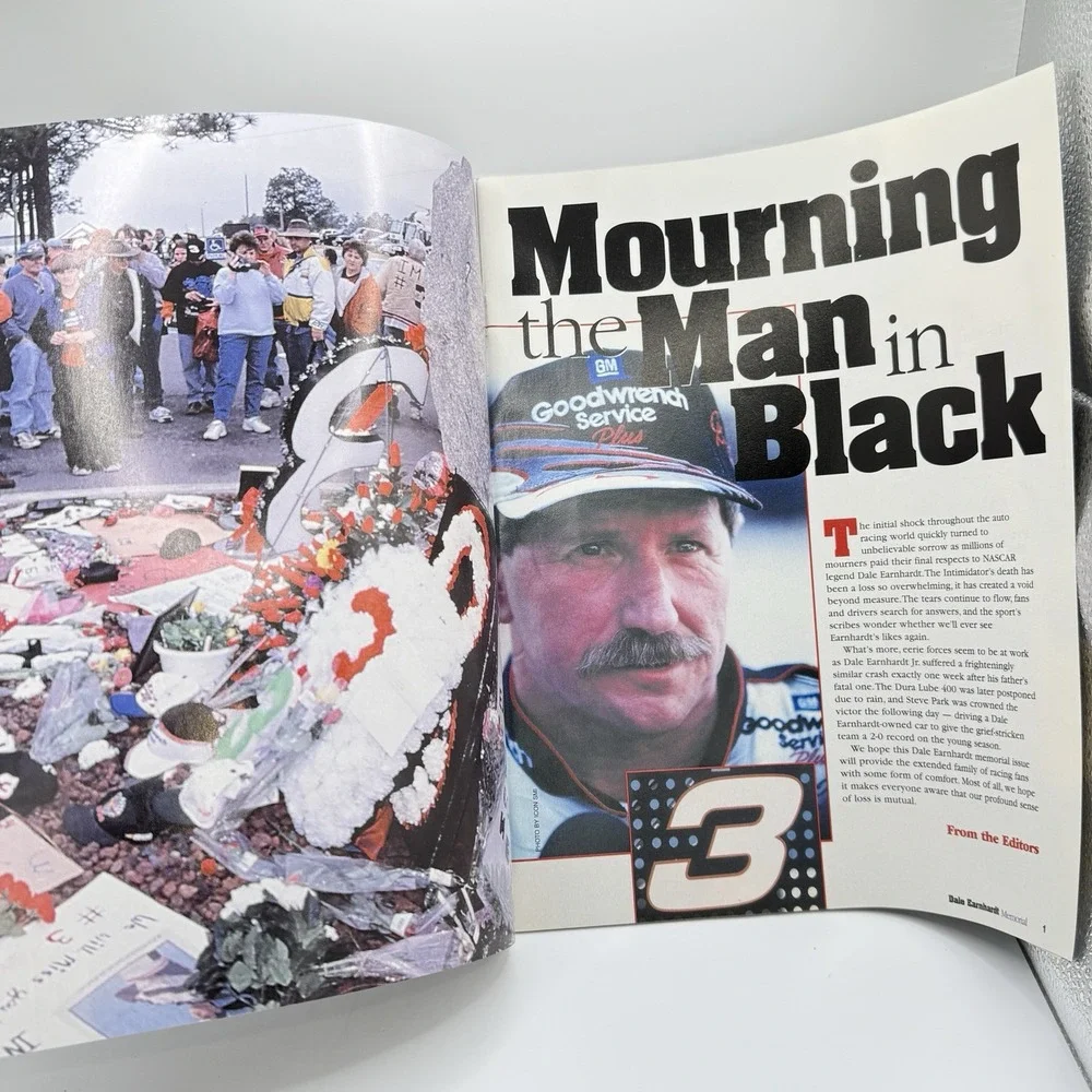 Tribute Dale Earnhardt His Legend Lives Gold‎ Collector Series Magazine
